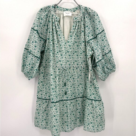 Hyacinth House Green and White Ditsy Floral Matilda Mini Dress size XL NWT - Picture 1 of 8
